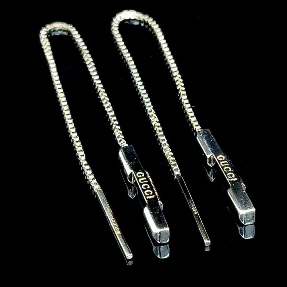 Gucci Bar Threaded Earrings